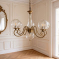 Load image into Gallery viewer, Evelyn Glass Chandelier
