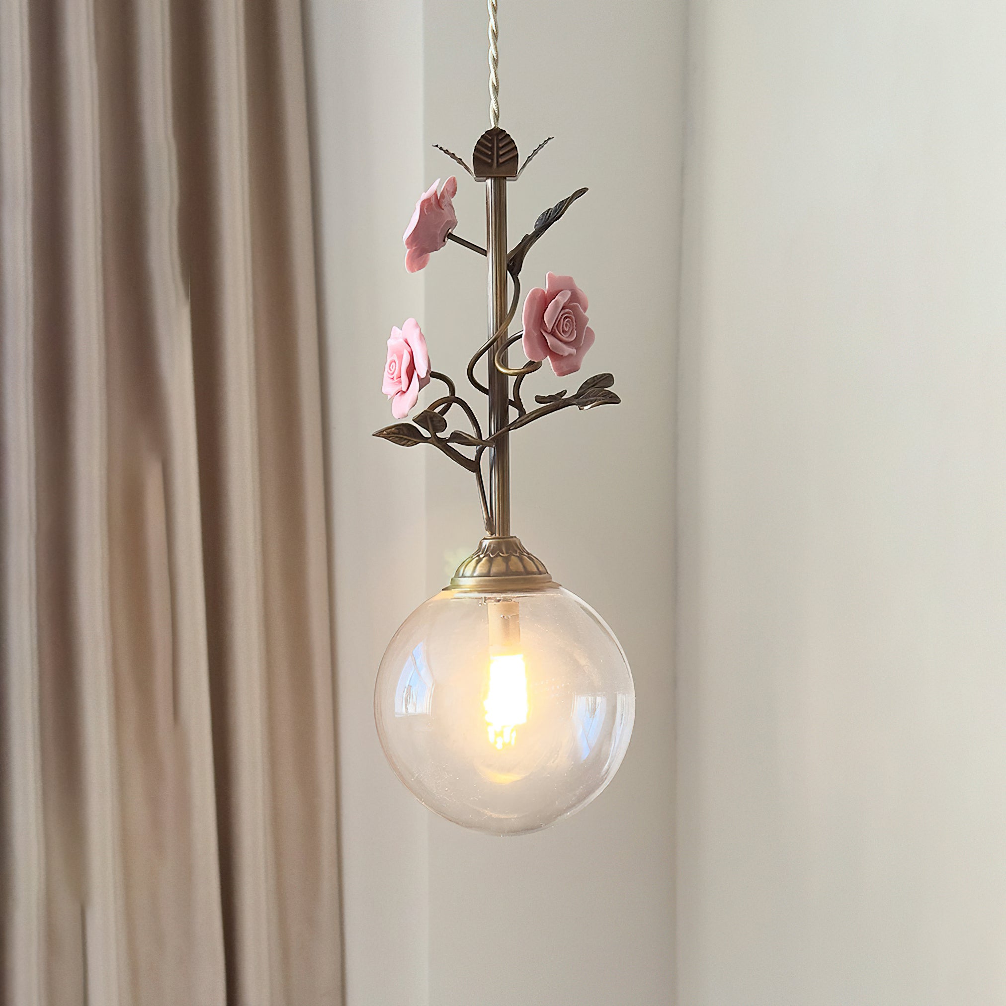 Evelyn Glass Pendant Lamp