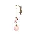 Load image into Gallery viewer, Evelyn Glass Rose Wall Sconce
