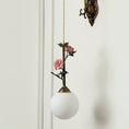 Load image into Gallery viewer, Evelyn Glass Rose Wall Sconce
