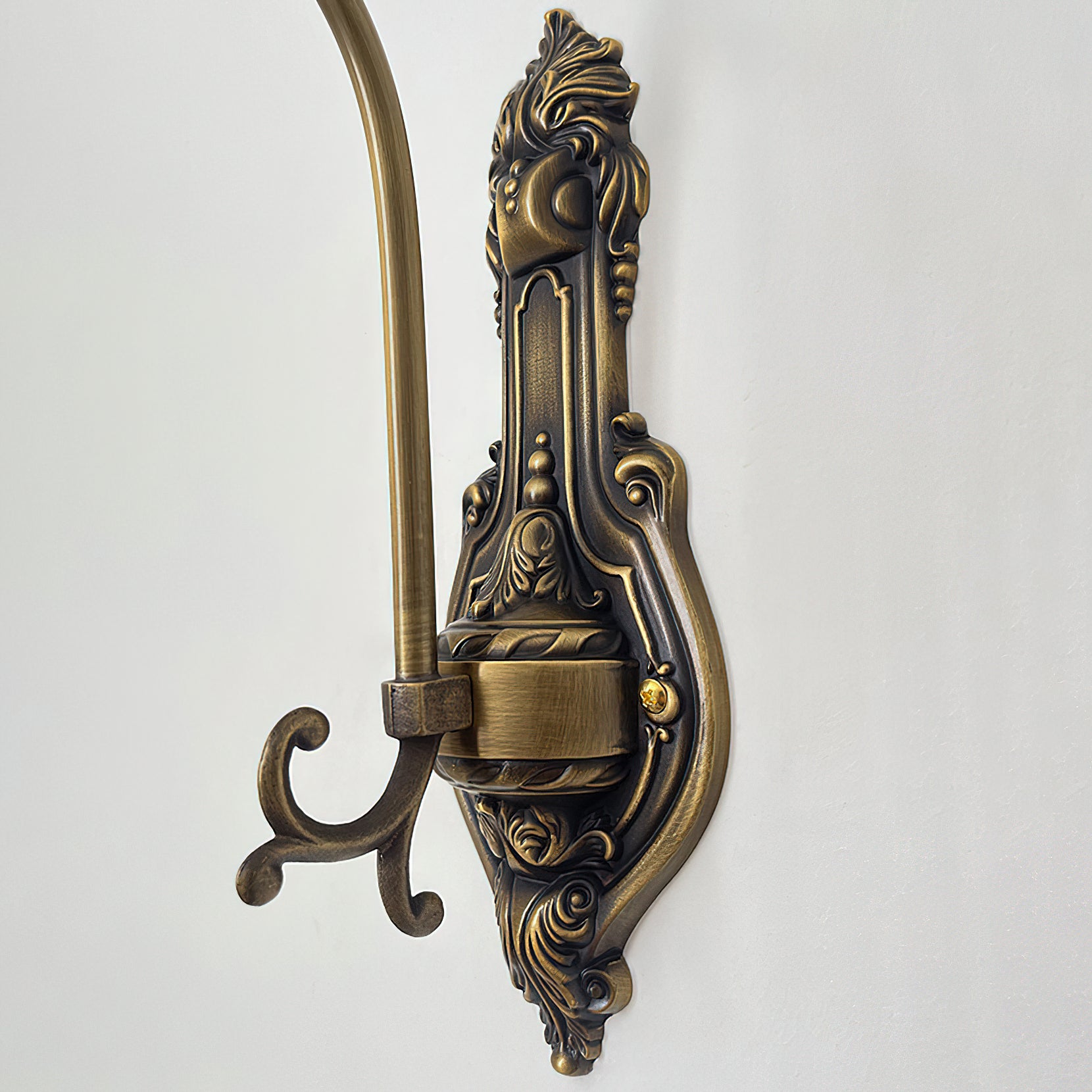 Evelyn Glass Rose Wall Sconce