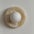 Load image into Gallery viewer, Orli Pink Onyx Wall Sconce
