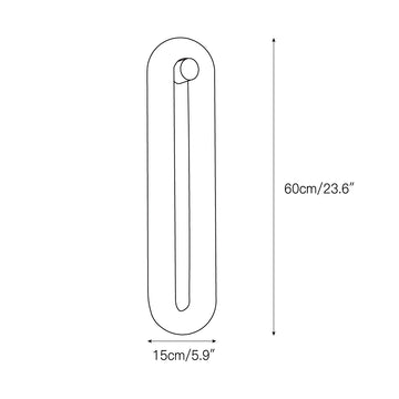 Fader Alabaster Wall Lamp – detail 4 — Dimension drawings 2