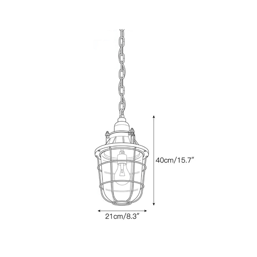 Farrowen Pendant Lamp — Dimension drawings 3