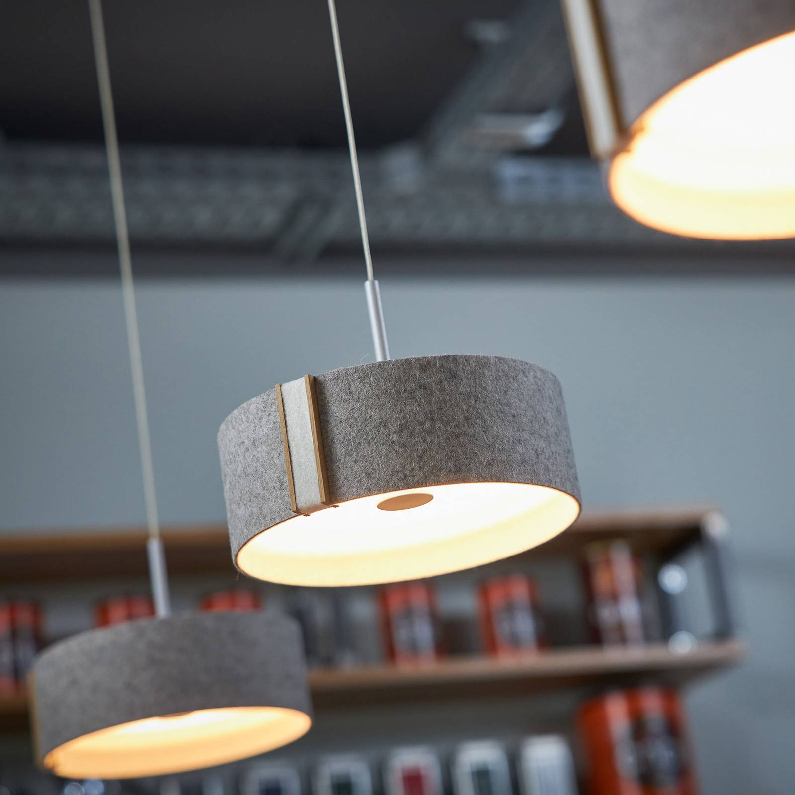 Felt Pendant Light