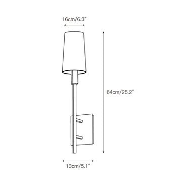 Fenwick Wall Lamp – detail 3 — Dimension drawings 1