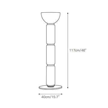 Ficupala Floor Lamp – detail 3 — Dimension drawings 1