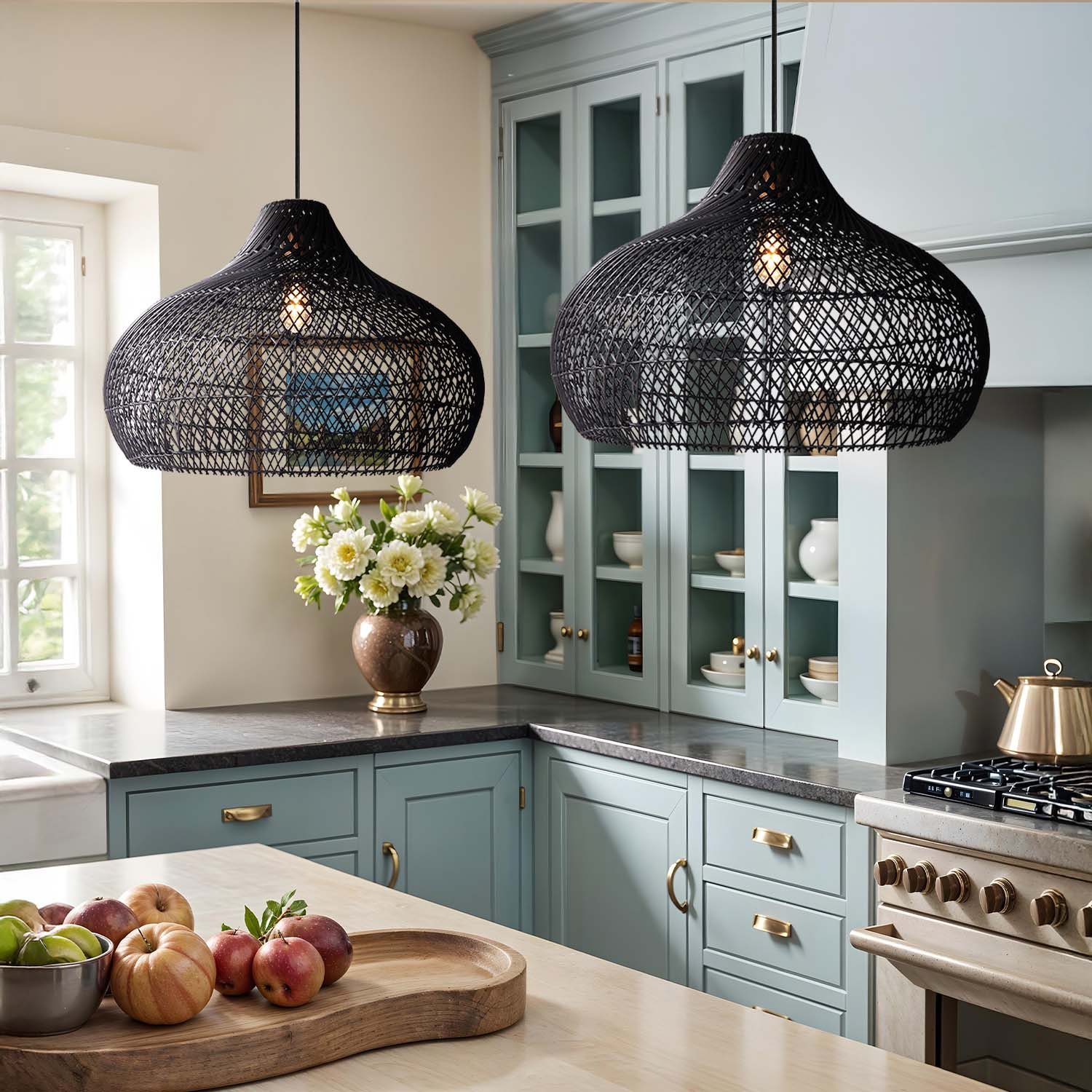 Fijia Rattan Pendant Lamp