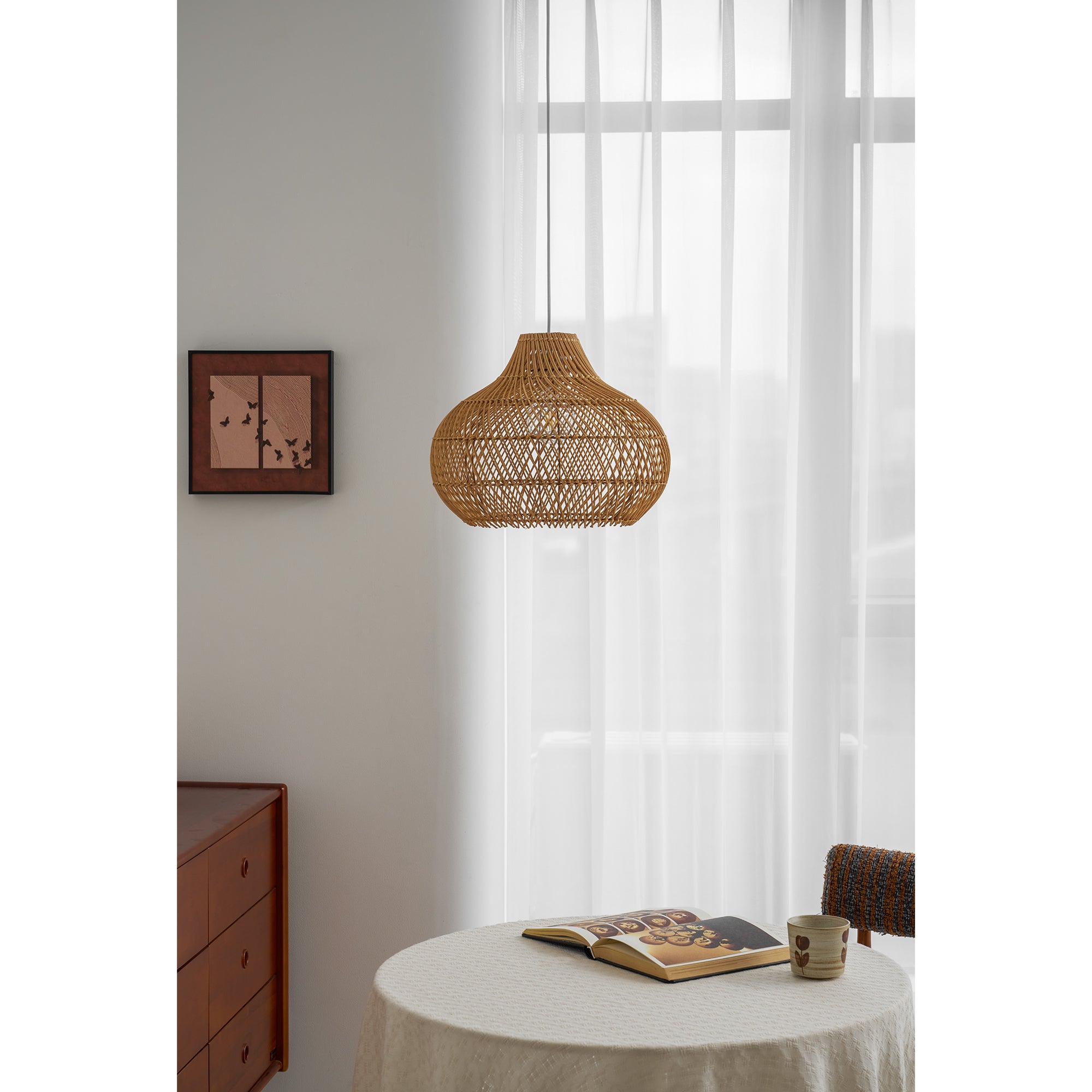 Fijia Rattan Pendant Lamp
