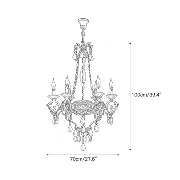 Filmore Chandelier – detail 3 — Dimension drawings 1