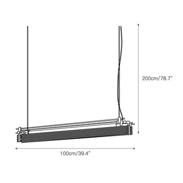 Filtro LED Pendant Lamp – detail 3 — Dimension drawings 1