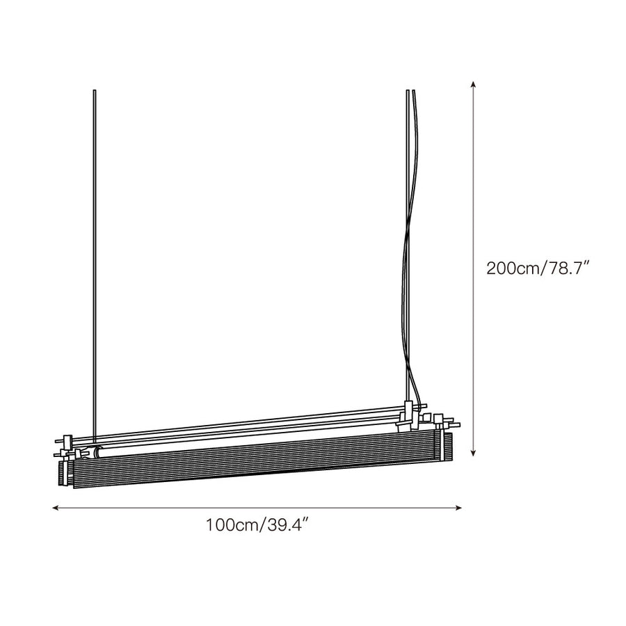 Filtro LED Pendant Lamp – detail 3 — Dimension drawings 1
