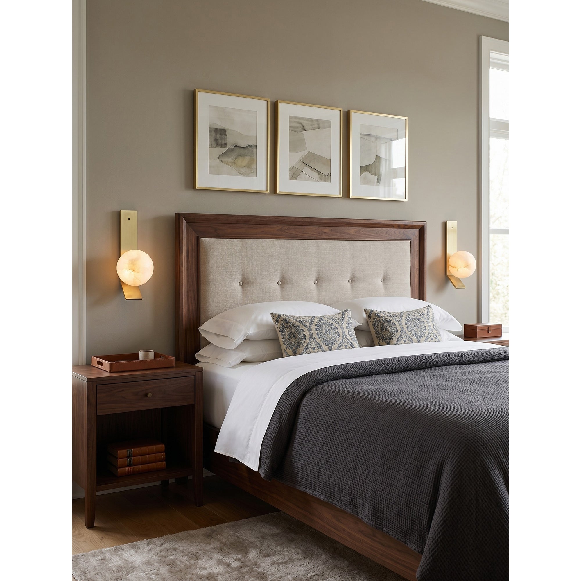 Fizi Alabaster Wall Sconce