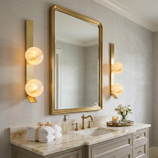 Fizi Alabaster Wall Sconce