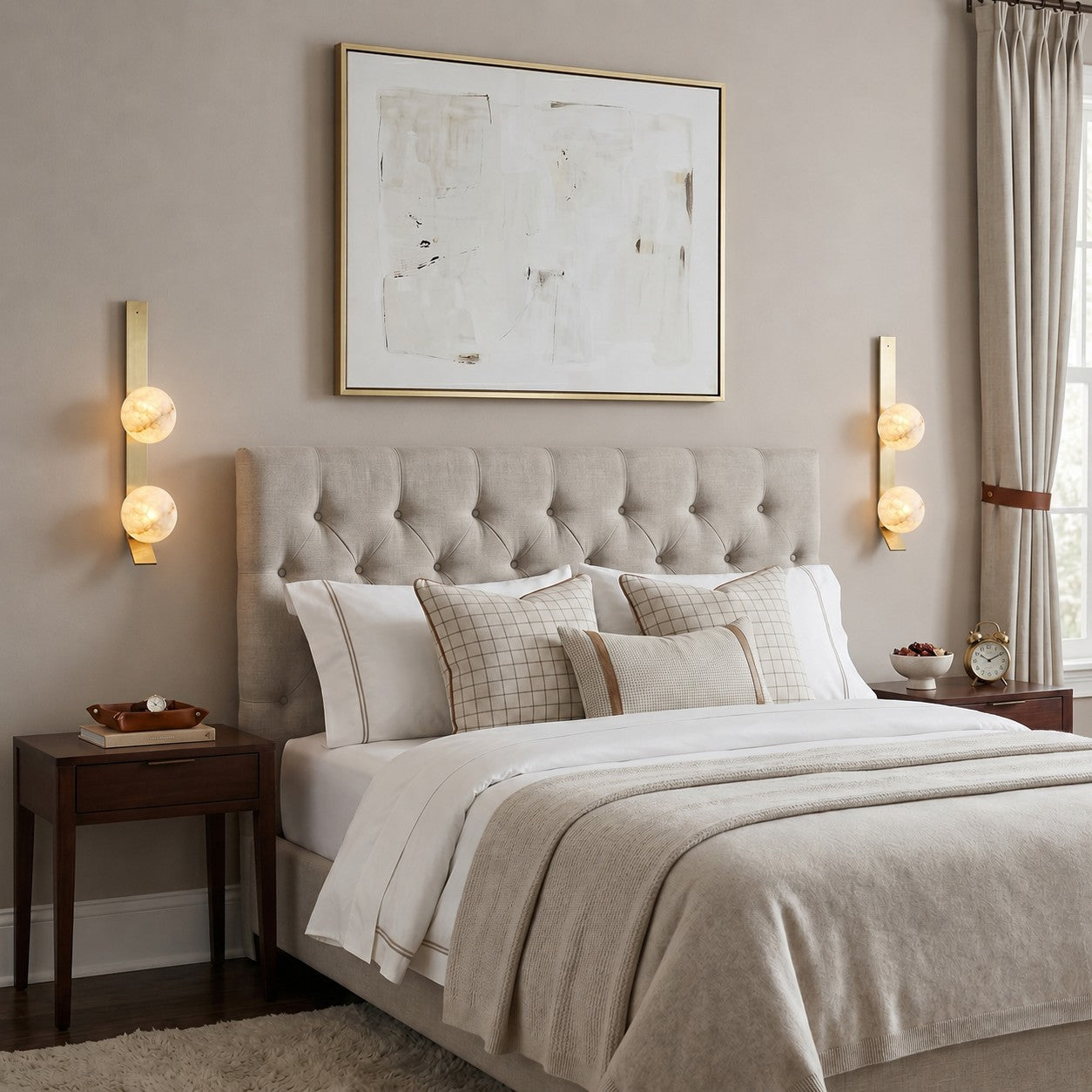 Fizi Alabaster Wall Sconce