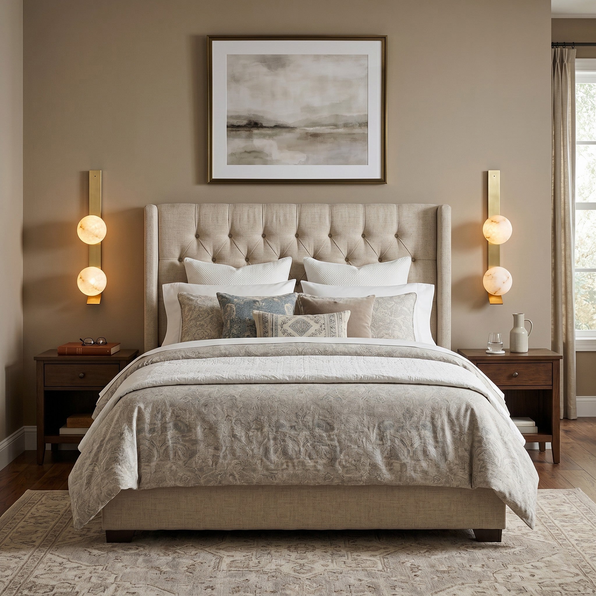 Fizi Alabaster Wall Sconce
