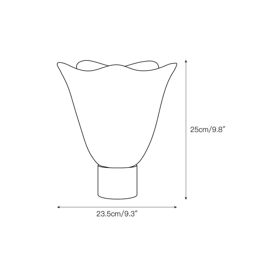 Fleurissant Table Lamp – detail 3 — Dimension drawings 1
