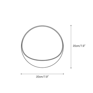 Flindt Round Wall Sconce – detail 3 — Dimension drawings 1