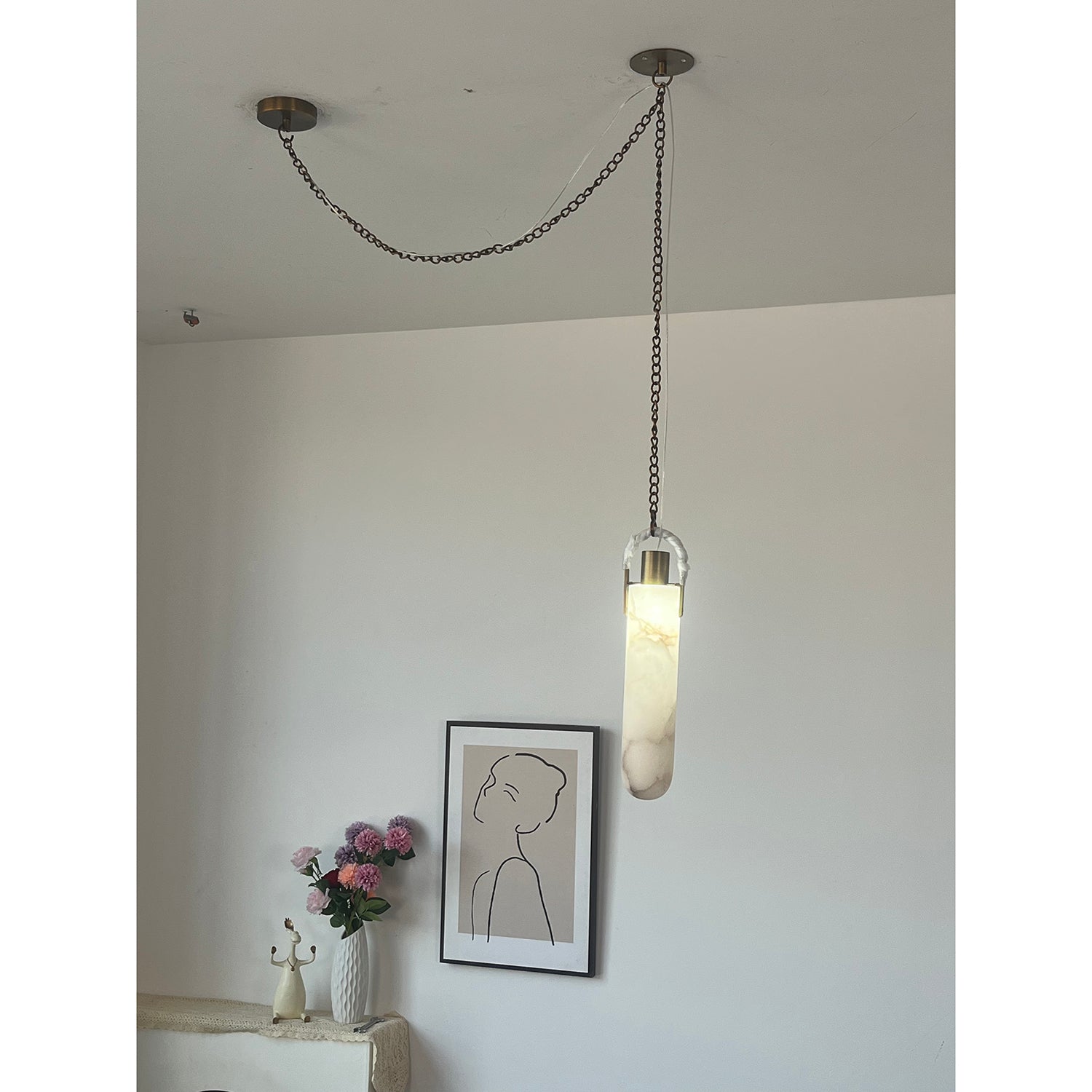 Flint Alabaster Pendant Lamp