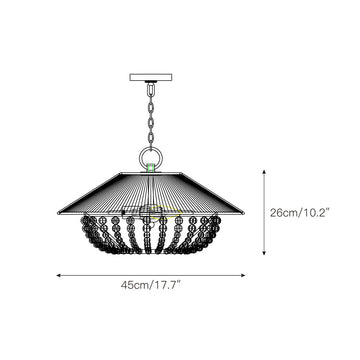 Flint Farmhouse Pendant Lamp – detail 4 — Dimension drawings 1