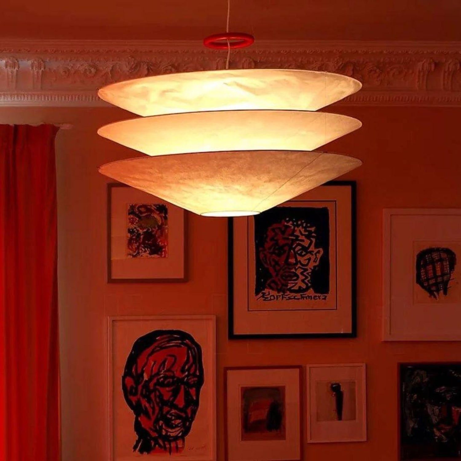 Lampe suspendue flottante