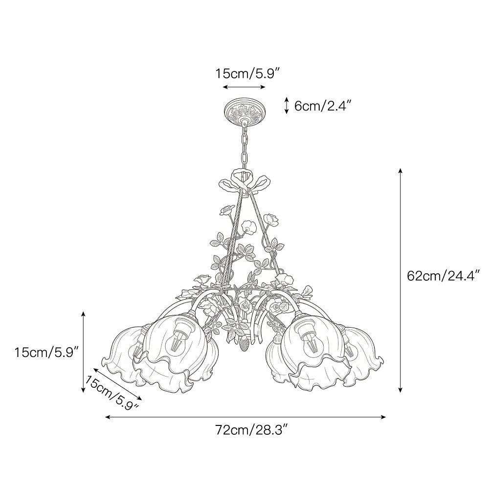 Flora Blossom Chandelier