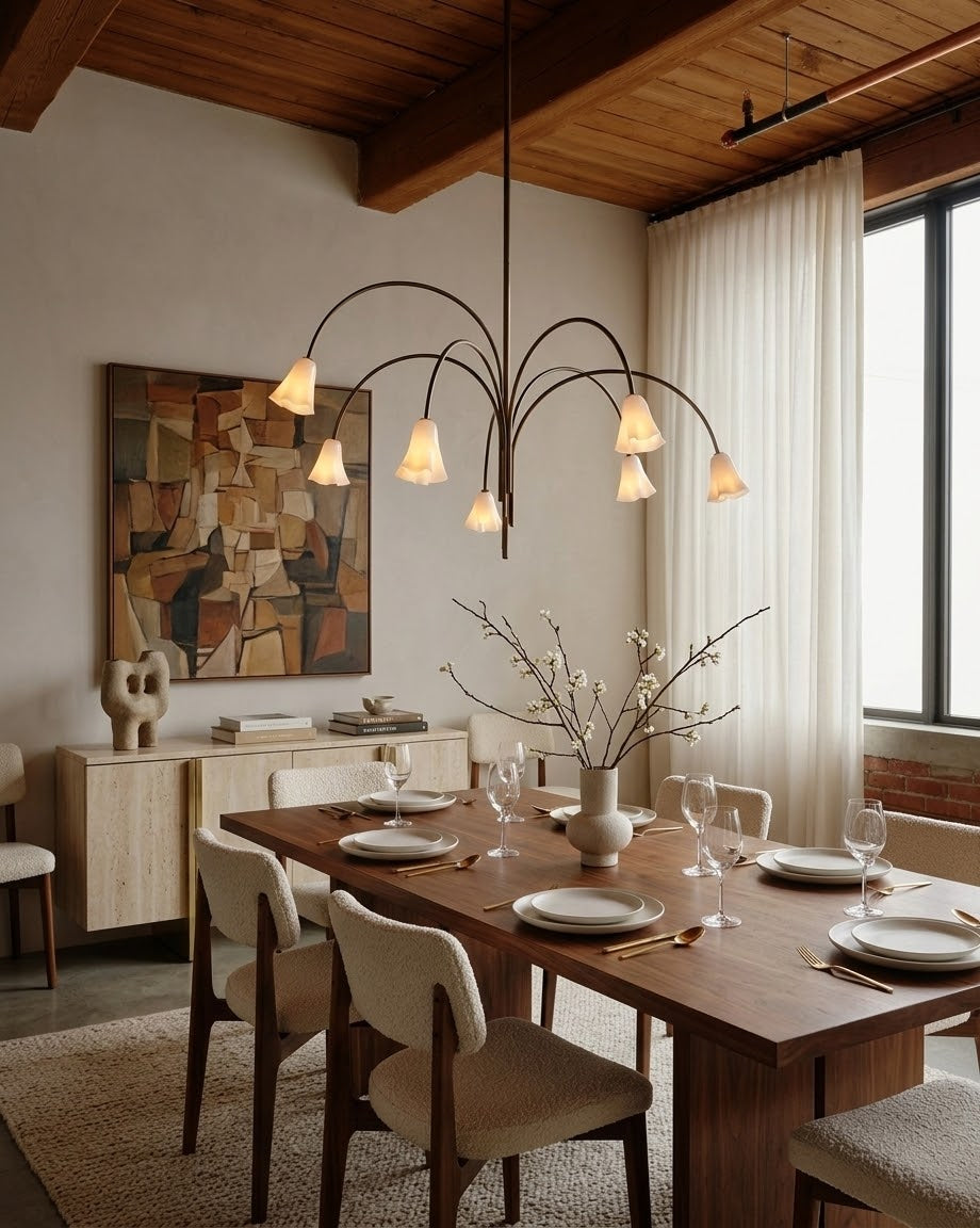 Flora Glass Chandelier