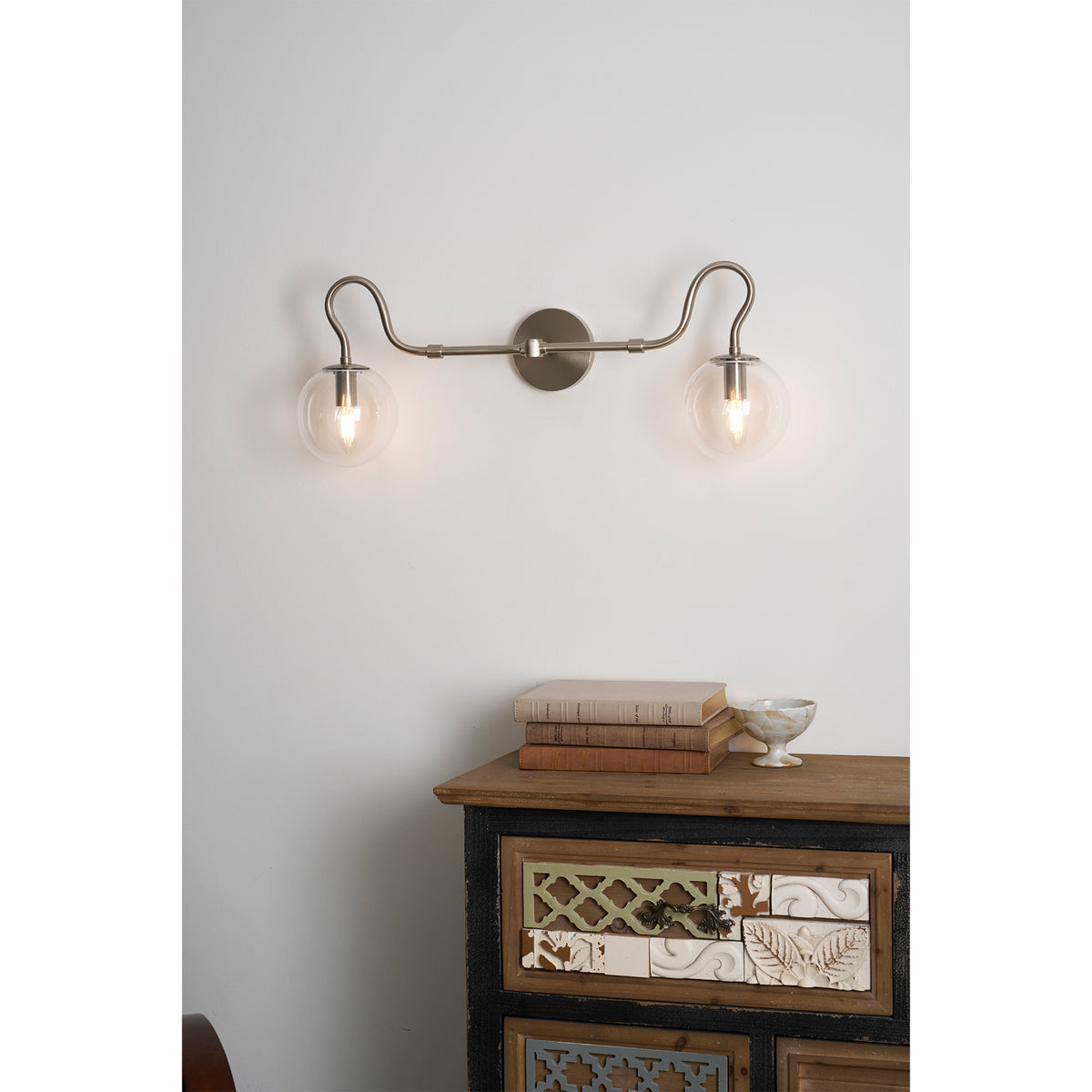 Aplique Mural Doble Floren