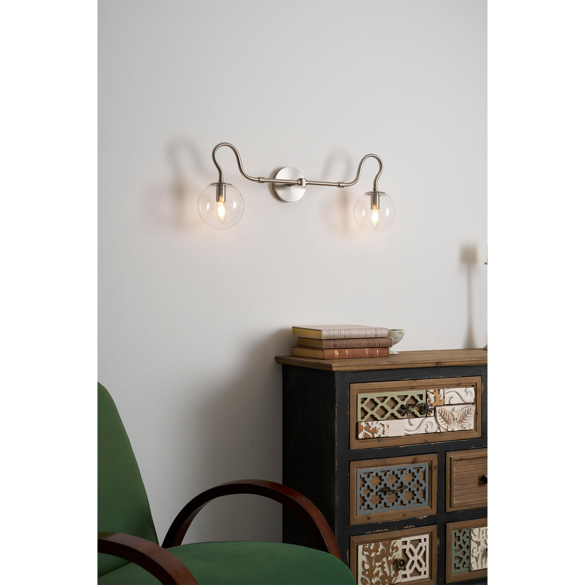 Aplique Mural Doble Floren