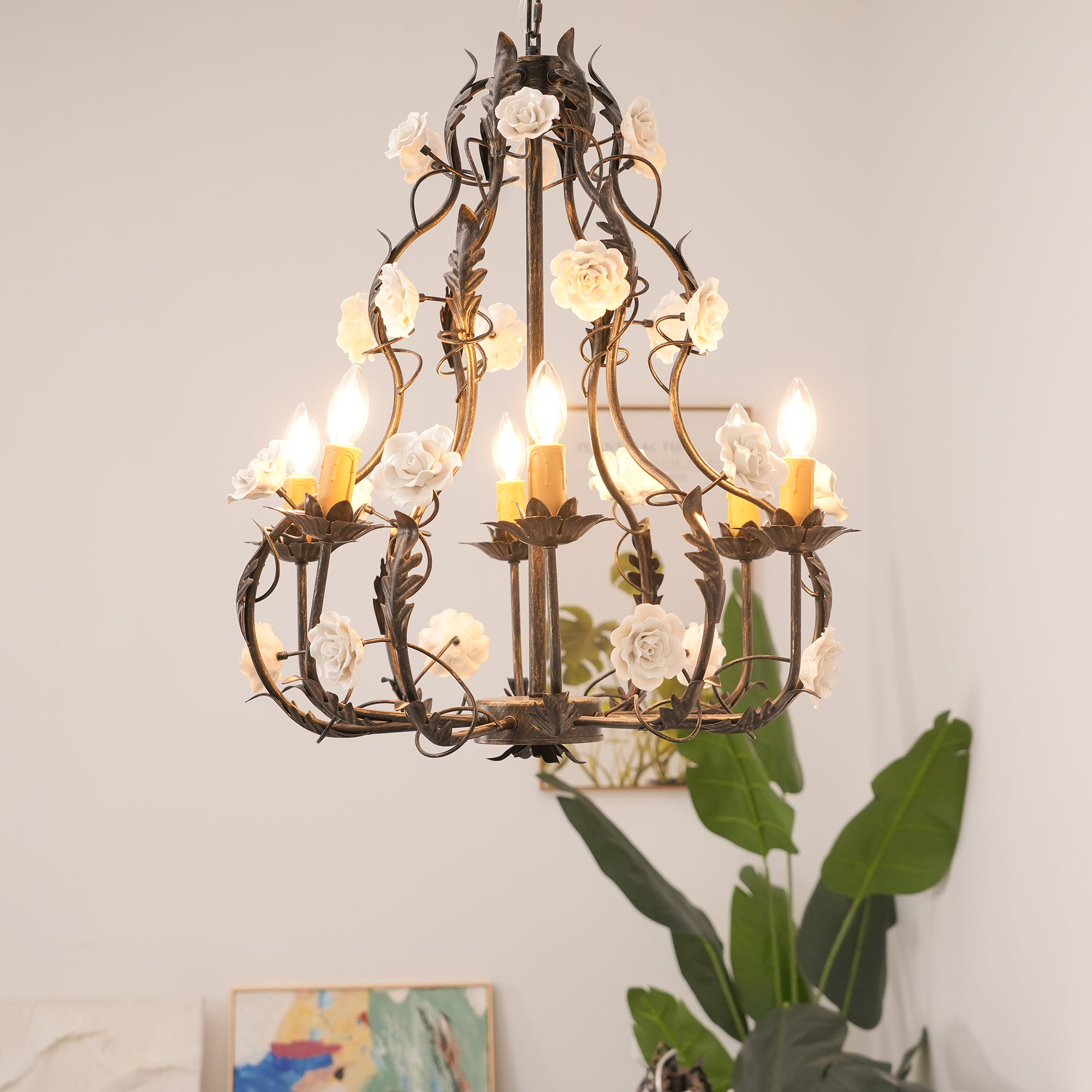 Florentine Rose Chandelier