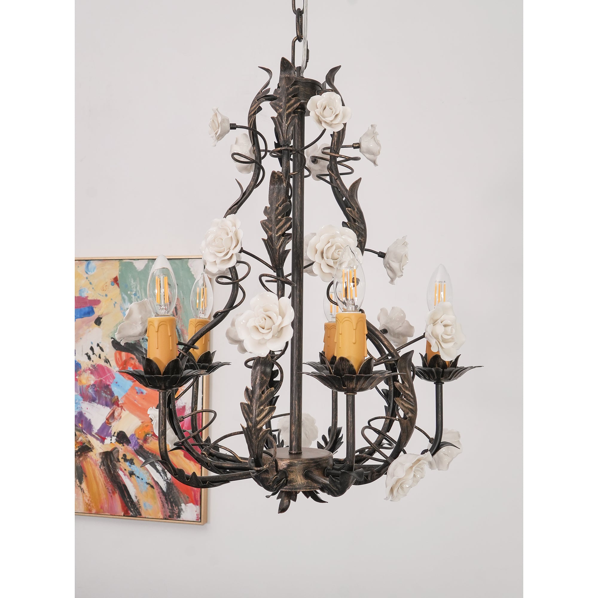 Florentine Rose Chandelier