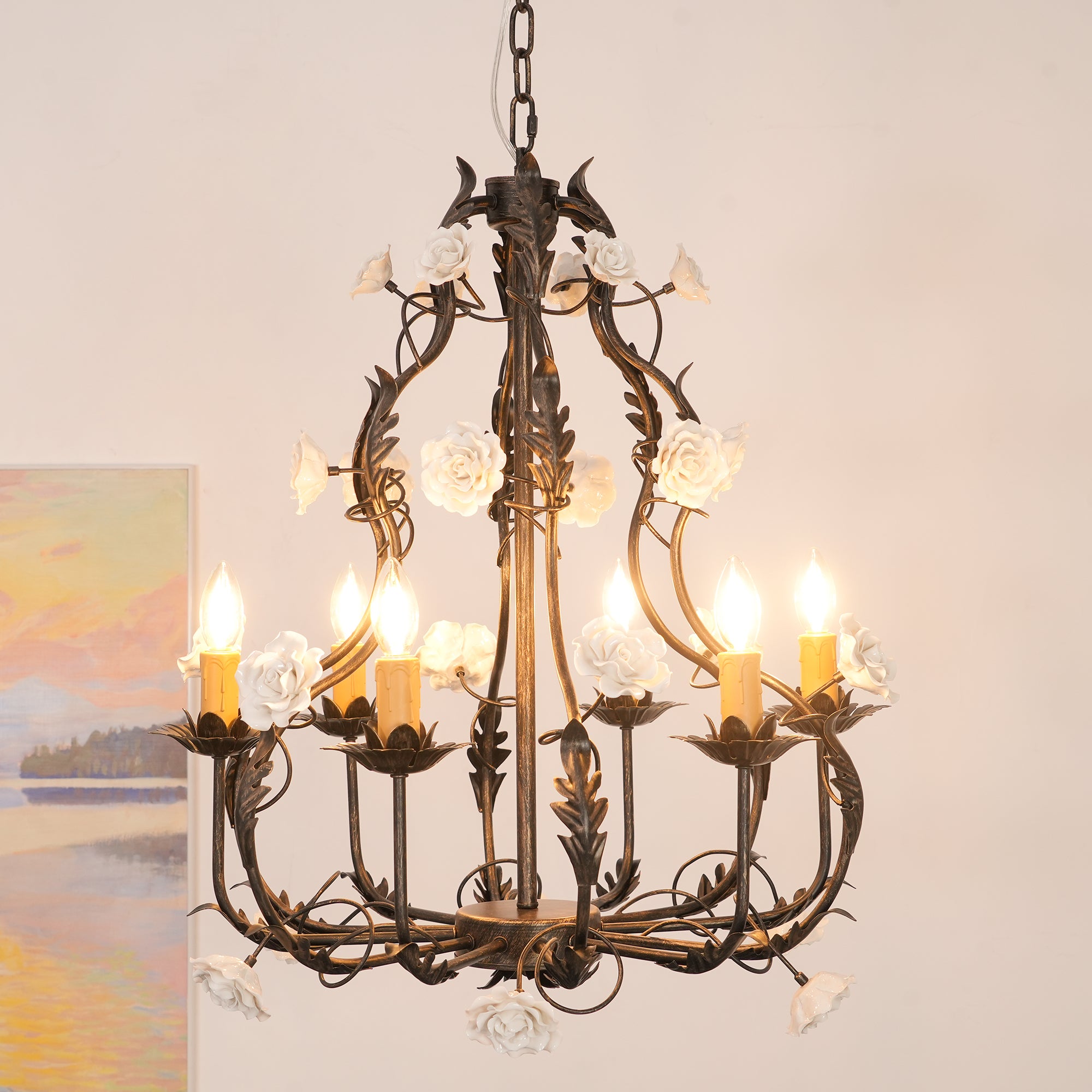 Florentine Rose Chandelier