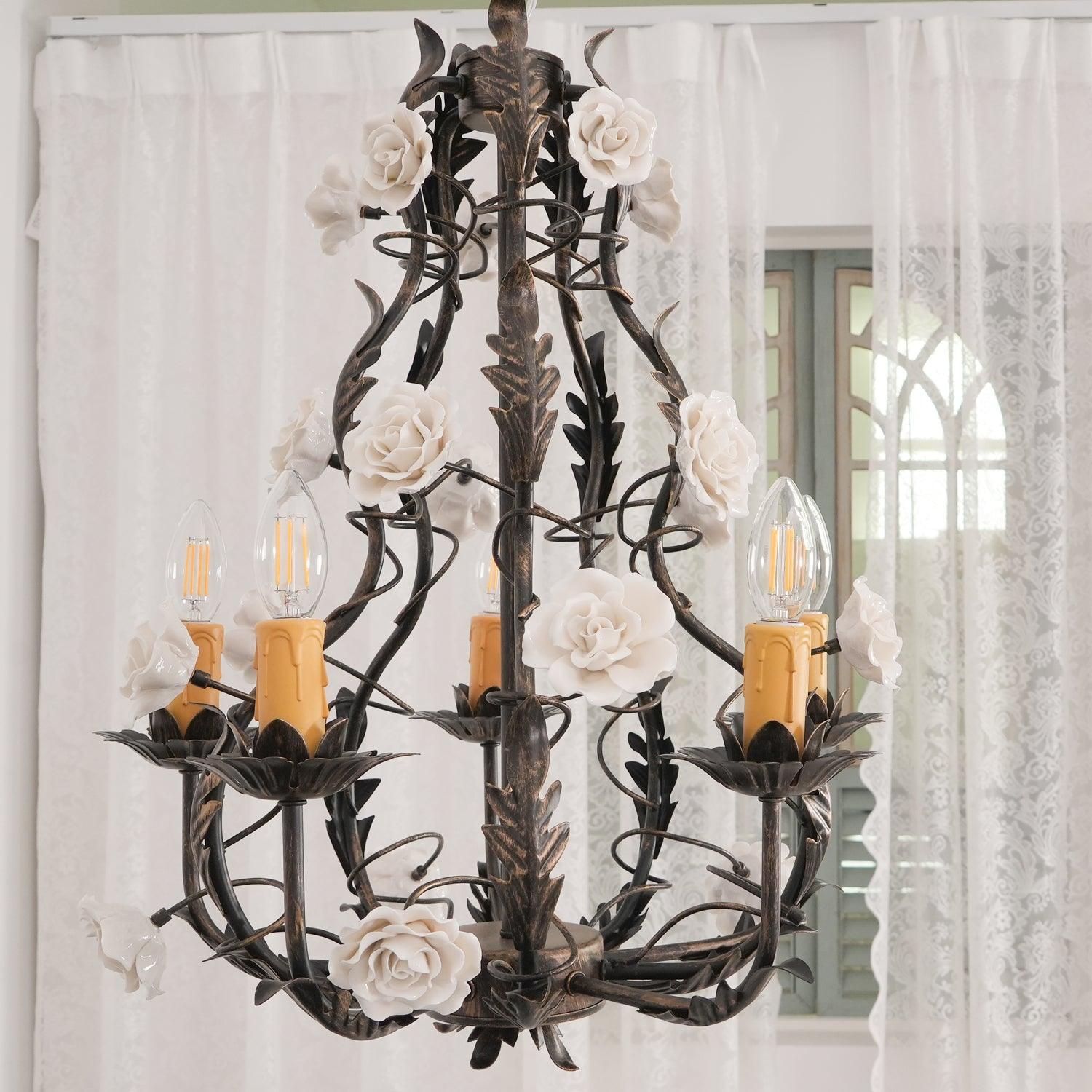 Florentine Rose Chandelier