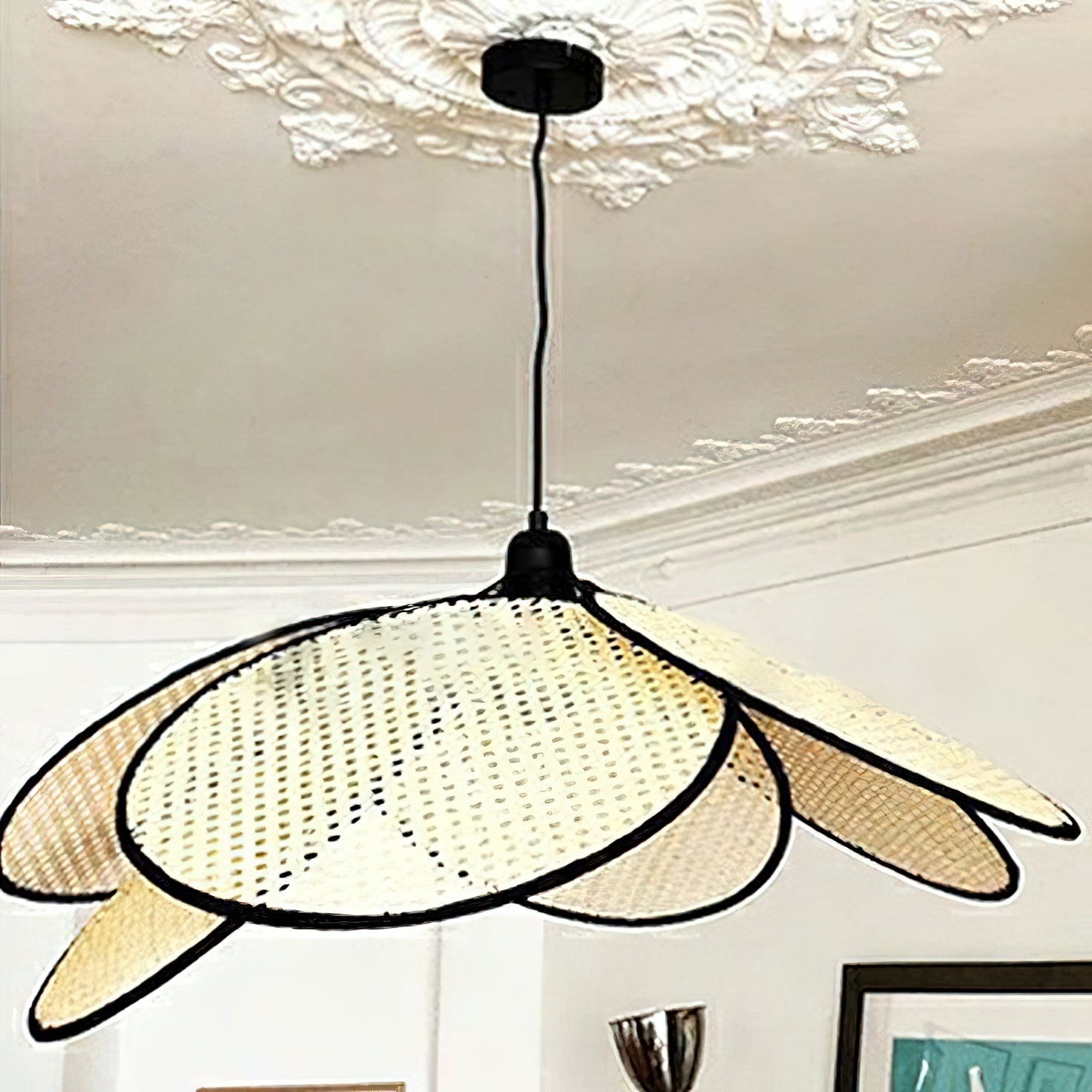 Petal Bamboo Chandelier