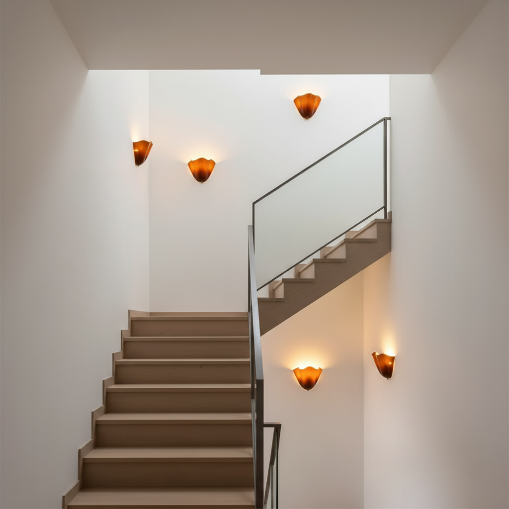 Flower Glass Wall Lamp