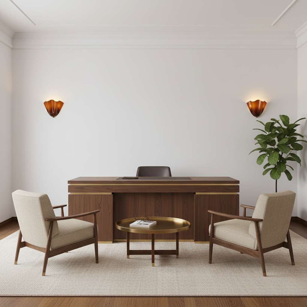 Flower Glass Wall Lamp