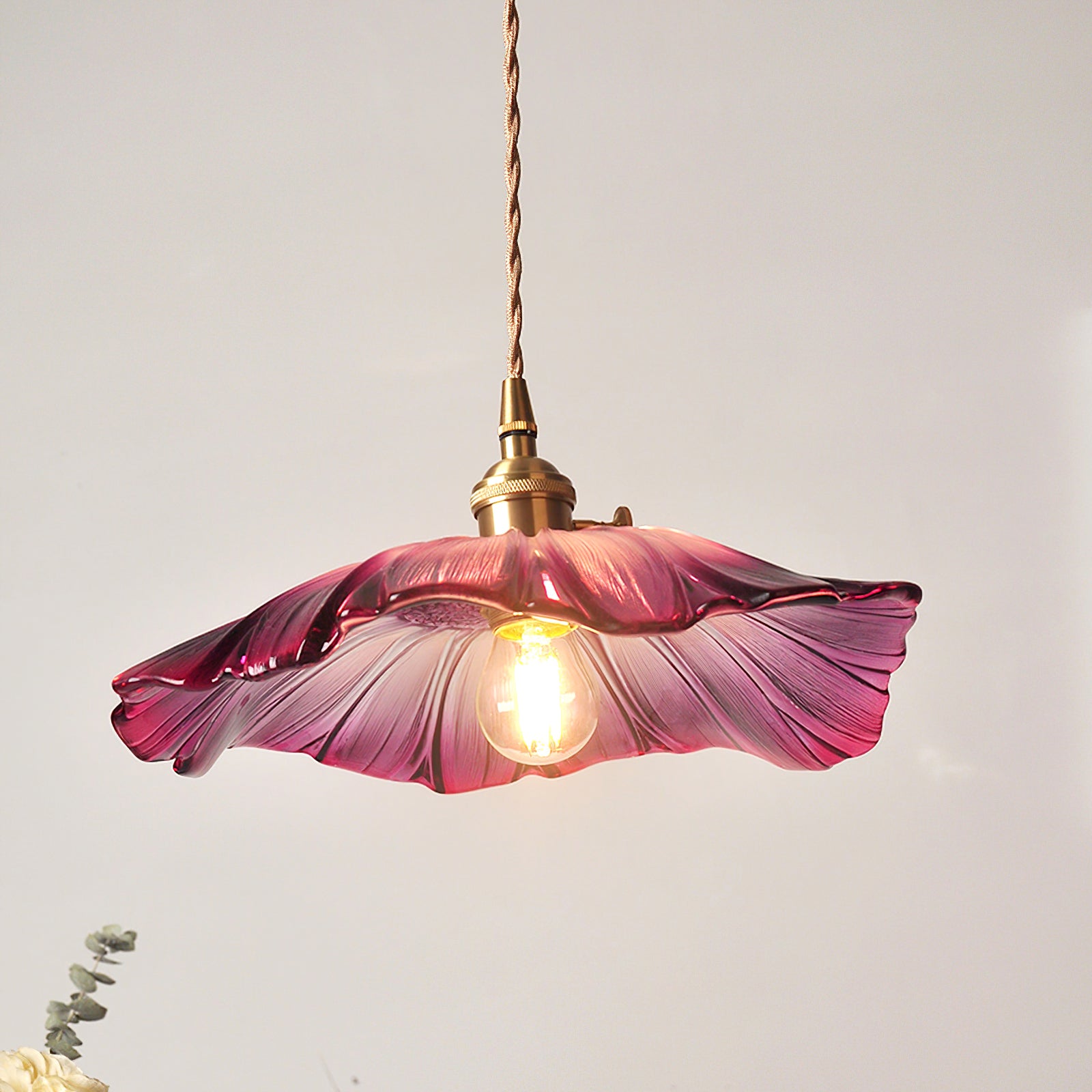 Flower Glass Pendant Lamp