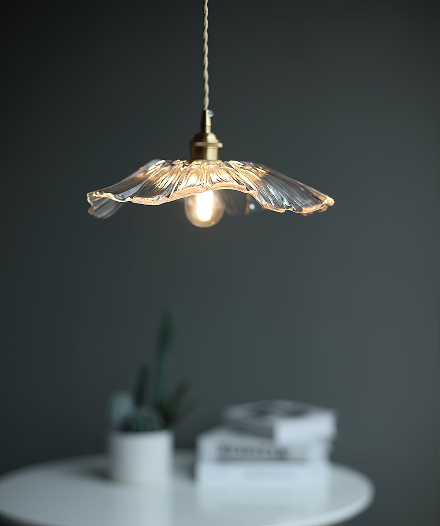 Flower Glass Pendant Lamp