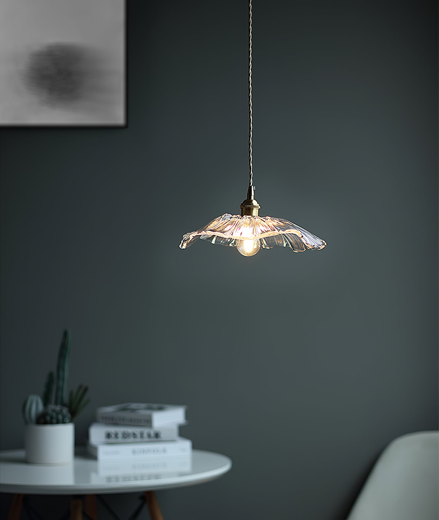 Flower Glass Pendant Lamp