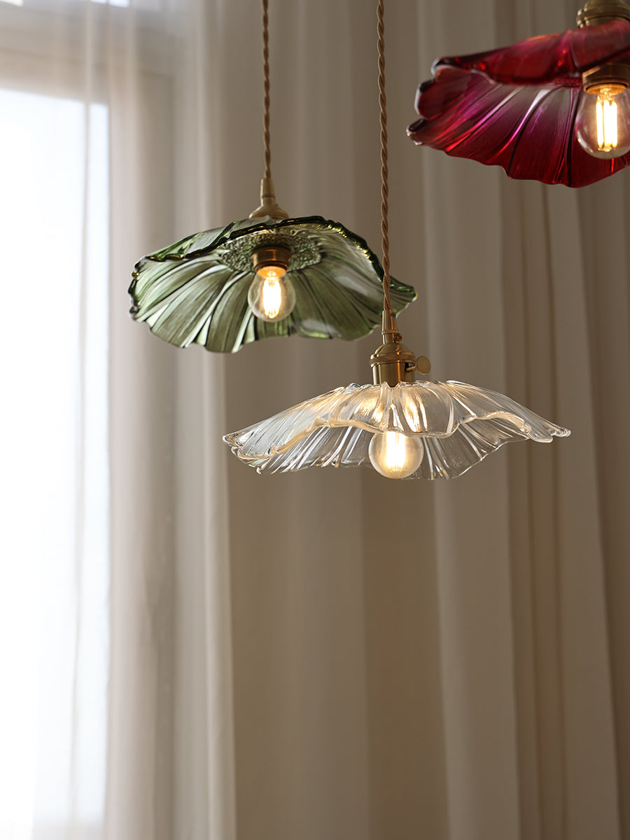 Flower Glass Pendant Lamp