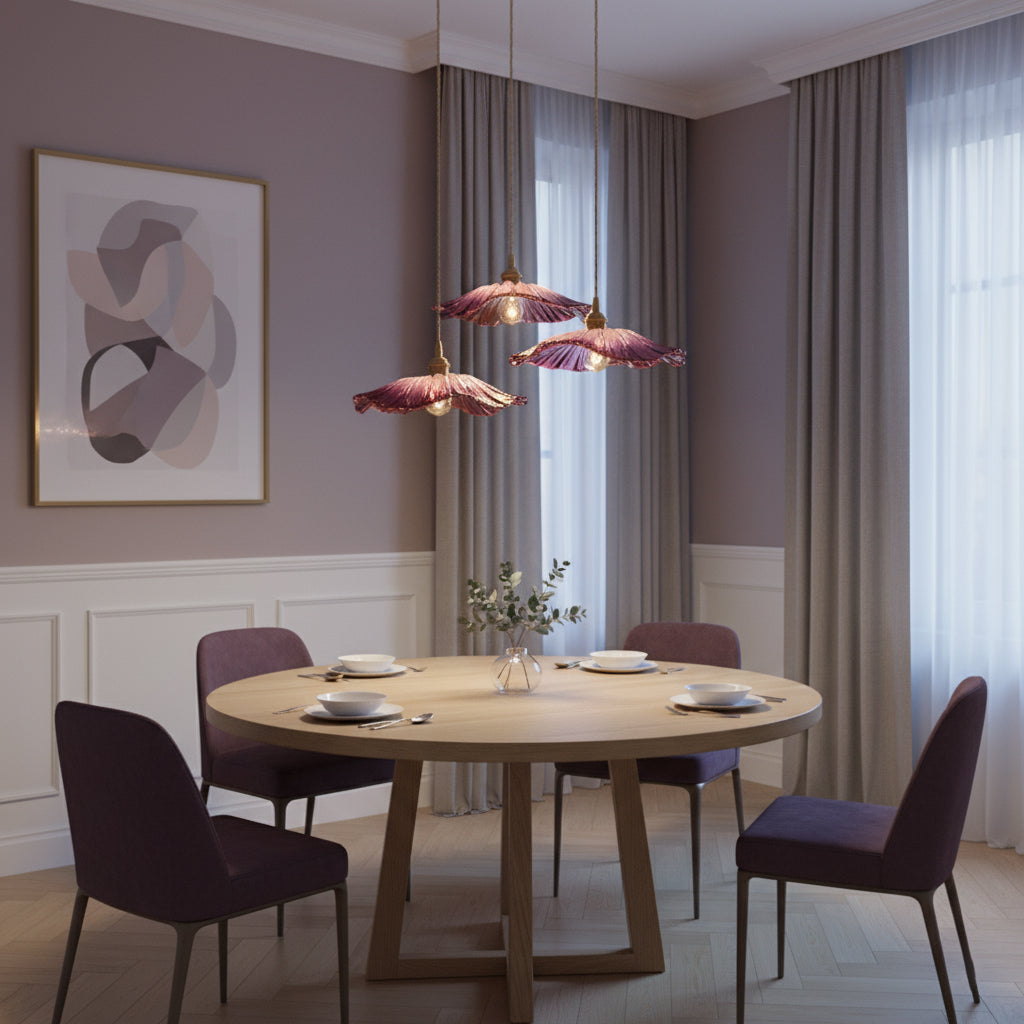 Flower Glass Pendant Lamp