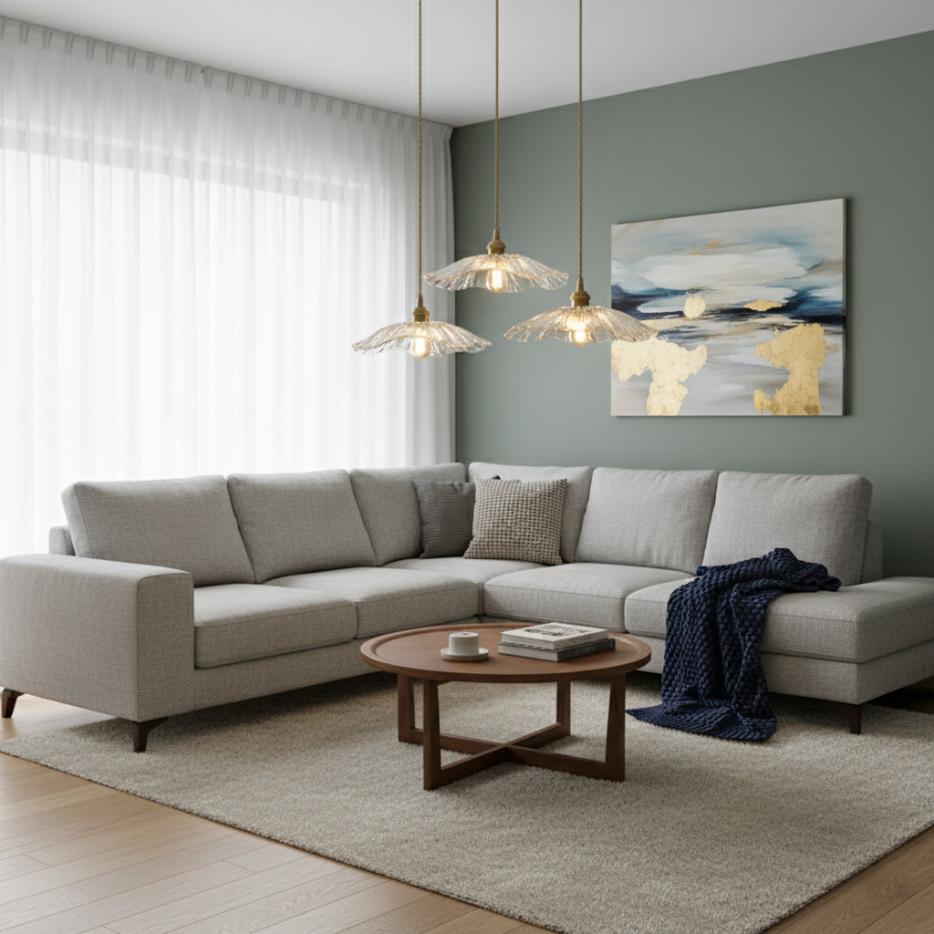 Flower Glass Pendant Lamp