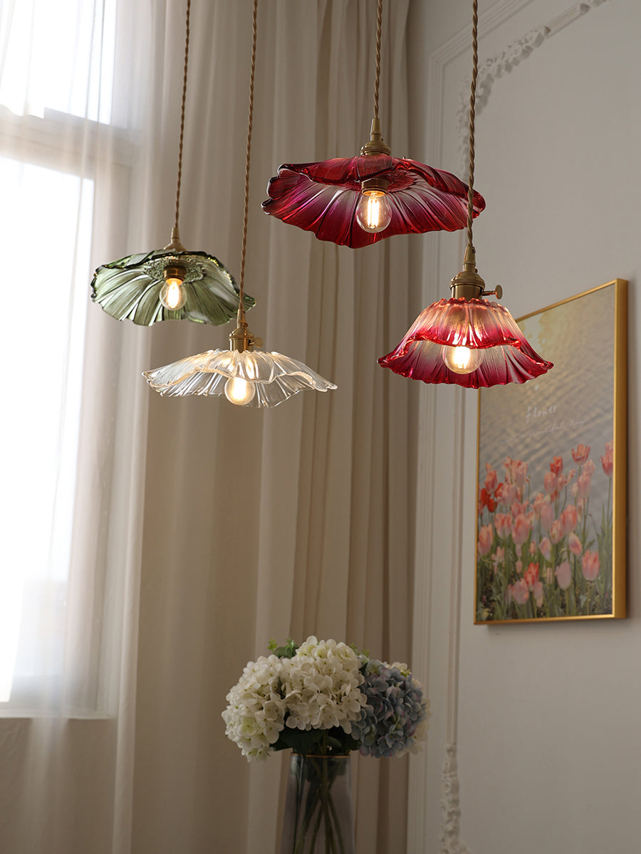 Flower Glass Pendant Lamp