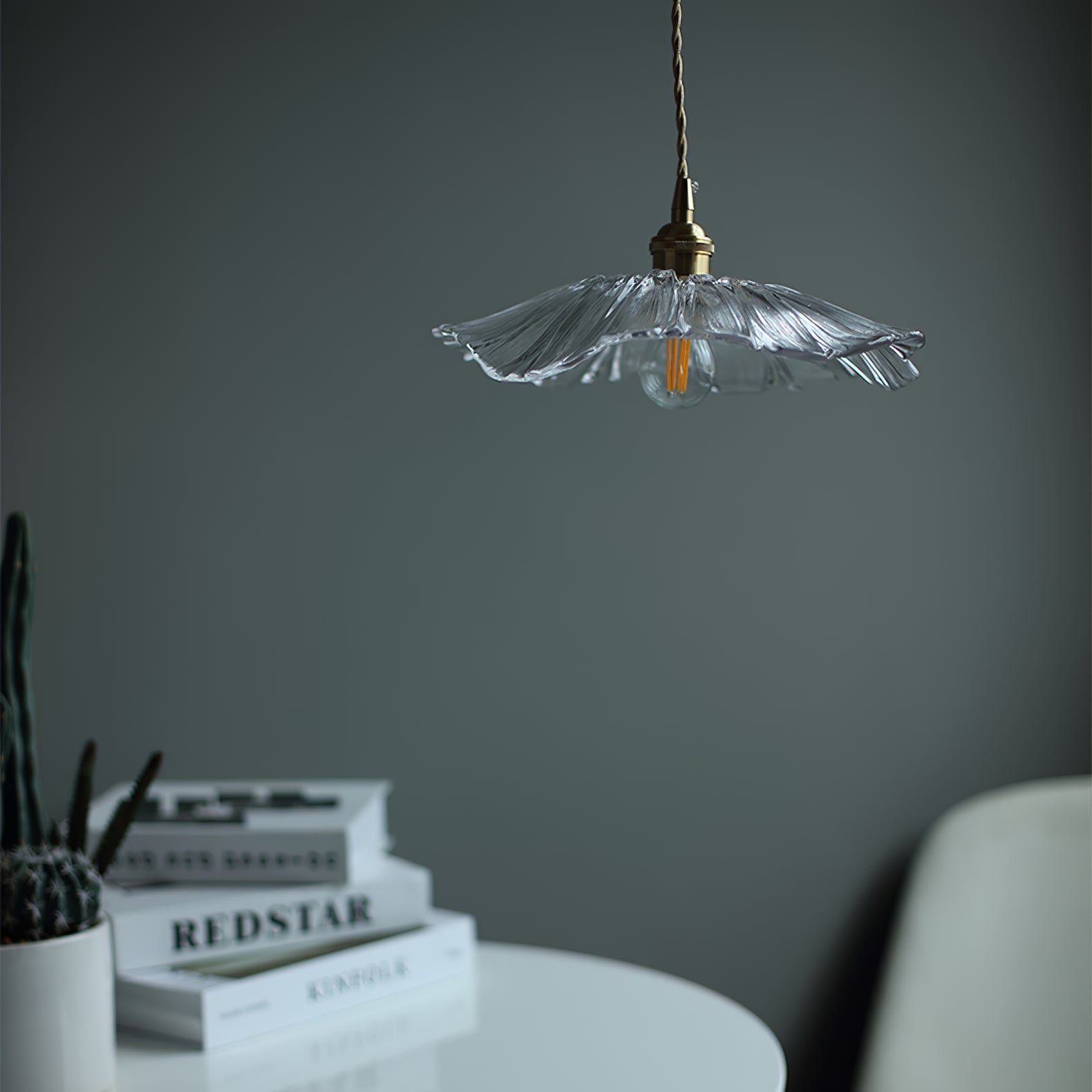 Flower Glass Pendant Lamp