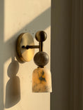 Load image into Gallery viewer, Flume Alabaster Wall Lamp
