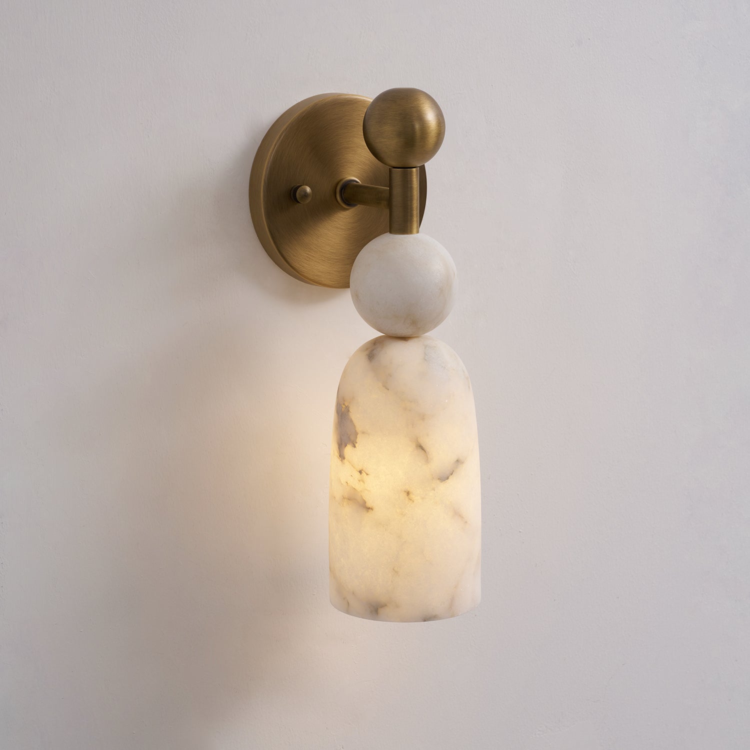 Flume Alabaster Wall Lamp