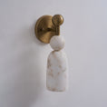 Load image into Gallery viewer, Flume Alabaster Wall Lamp
