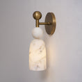 Load image into Gallery viewer, Flume Alabaster Wall Lamp
