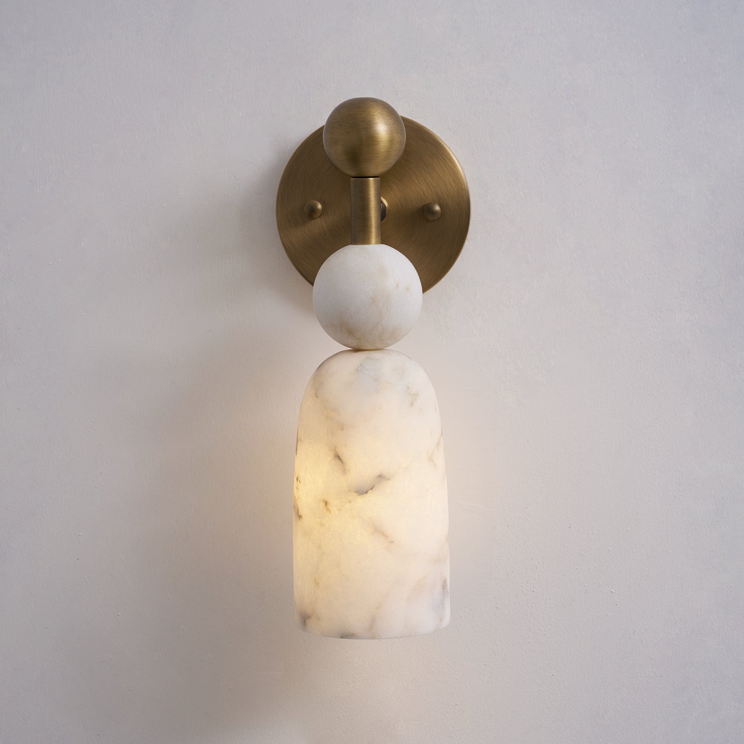Flume Alabaster Wall Lamp