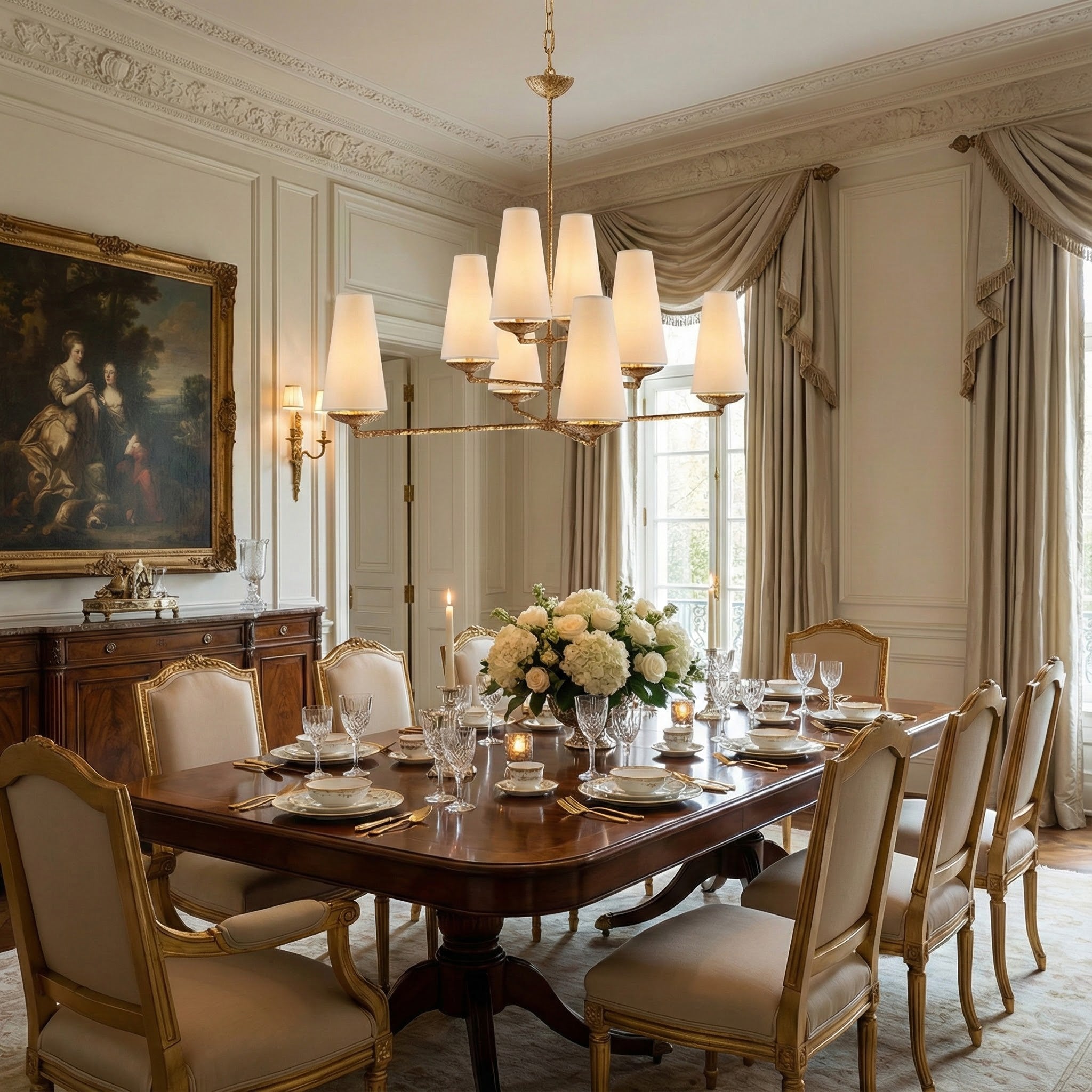 Fontaine Fabric Chandelier